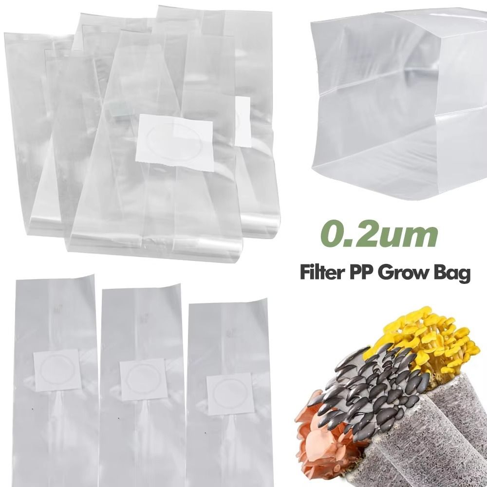 50pcs High Quality PP Mushroom - đánh giá và giá Mushroom Spawn Bag