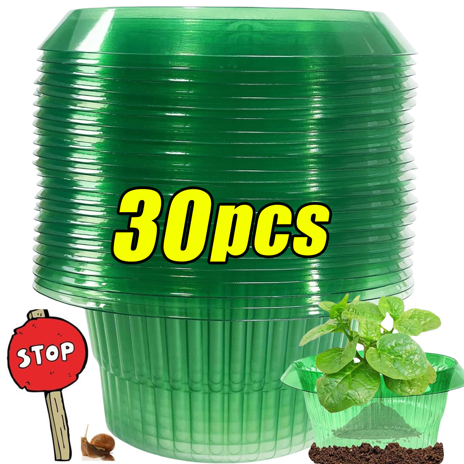1/30pcs Plants Slug Protection - đánh giá và giá Vegetable Transplanter