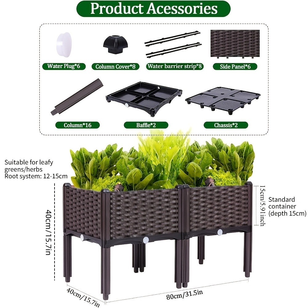 Garden Raised Bed, Elevated Fl - đánh giá và giá Vegetable Transplanter